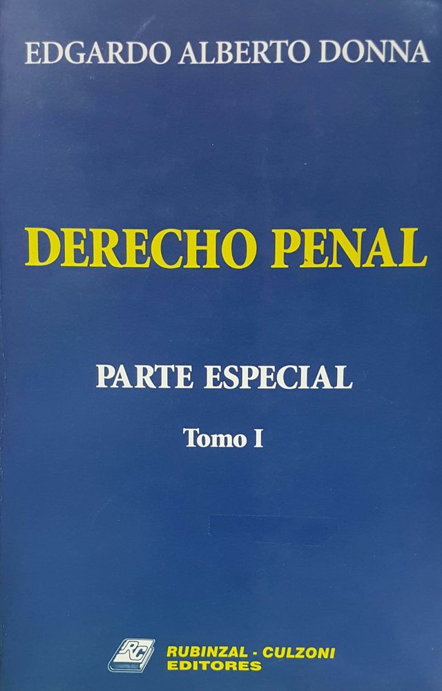 DERECHO PENAL. PARTE ESPECIAL (T. I)